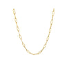 Collier chaîne trombone 14 carats or 3,8 mm 16 pouces