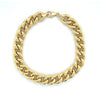 Bracelet homme chaîne gourmette en or 14 carats | 8,75MM - 7,5 pouces