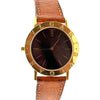 Bvlgari Anciens Mens Watch Ref. BB30 GI en Or Jaune 18K & Bracelet en Cuir