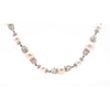 Vintage 18K Weißgold 13mm Südseeperlen & Diamant Choker Halskette