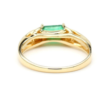 0.65 Carat Emerald 14K Gold Two Row Open Gap Band Ring – Assay Jewelers