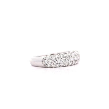 1 Carat Pave Diamond Dome Platinum Band Ring – Assay Jewelers