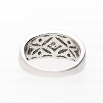 1 Carat Round & Baguette Diamond Channel Set Platinum 3 Row Band Ring – Assay Jewelers