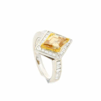 1 carat GIA certified Fancy Yellow Lozenge-cut Diamond Ring – Assay Jewelers