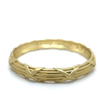 14K Brushed Gold Earring, Ring and Bangle Set | Mignon Faget Signed – Assay Jewelers