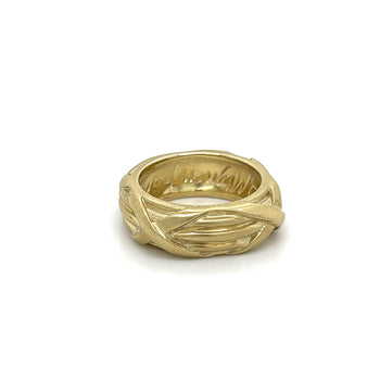 14K Brushed Gold Earring, Ring and Bangle Set | Mignon Faget Signed – Assay Jewelers