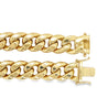 14K Gold Flat Cuban Link Chain Bracelet With Box Closure | 11.15MM - 9 Inch