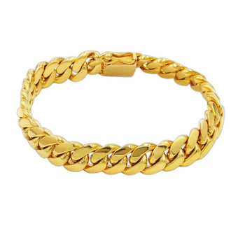 14K Solid Gold Miami Cuban link Chain 8 Inches 5.75-13.5 MM – Assay Jewelers