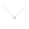 1,21 Karat Cushion-Cut Lab Grown Diamond Solitaire Pendant Necklace in 14K Weißgold 16 Zoll Kette