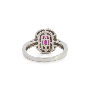 1.53 Carat Ruby and Diamond Platinum Vintage Ring – Assay Jewelers