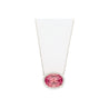 21.13 Carat Pink Tourmaline & Diamond Floating Pendant Necklace in 14K/18K Gold