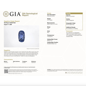 2.51 Carat Oval Blue Sapphire & Mixed Diamond Platinum Art Deco Ring – Assay Jewelers
