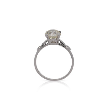 2.61 Carat European Cut M-N/VS1 Diamond Vintage Art Deco Engagement Ring – Assay Jewelers
