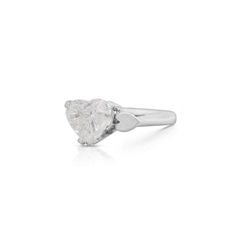3.06ct Heart Cut K/VS2 GIA Certified Platinum Engagement Ring – Assay Jewelers