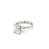 3.07 Carat Emerald Cut F/VS1 Lab Grown Diamond Engagement Ring