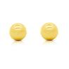 3mm Classic 14K Gold Ball Stud Earrings with Screw Backs