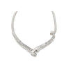 40 Carat Marquise And Baguette Cut Diamond Chandelier Platinum Choker Necklace