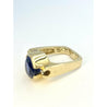 5 carat Oval Cut Ceylon Blue Sapphire Ring in 14K Solid Gold