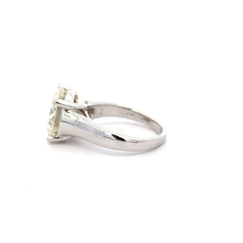 5.01 Carat Round Cut J/VS1 Diamond in 14K White Solitaire Engagement Ring – Assay Jewelers