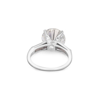 5.58ct G/I1 Round Diamond Baguette Side Stones Engagement Ring – Assay Jewelers