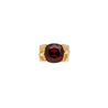 6.04 Carat Cushion Cut No Heat Burma Origin Spinel in Vintage 14K Gold Ring