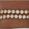 7.8-10 Carat Natural Diamond Bezel Set 18K Gold Tennis Bracelet 7"