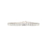 9-5 Carat Round & Emerald Cut Center Lab Diamond Tennis Bracelet in 18K