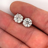 9mm 6CT TW. Lab Diamond CVD Round Diamond Screw Back 14k Stud Earrings