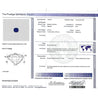 AGL Certified 5.75 Carat Burma No Heat Cushion Cut Blue Sapphire Loose Stone