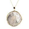 Atocha Shipwreck 8 Reale Coin 14K Gold Bezel Pendant Necklace