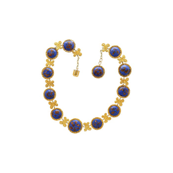 alt
قلادة ريفيير من اللازورد الأزرق بذهب 14k و18K – Assay Jewelers
