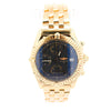 Breitling 18K Yellow Gold Chronomat Black Dial 1884 Ref. K13050.1 Watch Box & Papers