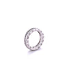 Bulgari 18K White Gold Diamond B.01 B.Zero One Ring Ref. 329347 Size 51