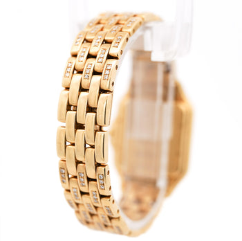 Cartier Panthere Large 27mm Diamond Dial 18K Gold Watch – Assay Jewelers