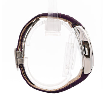 Cartier Roadster 31mm Ref. 2875 Purple Purple Leather Strap Steel Watch – Assay Jewelers