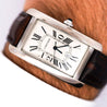 Cartier Tank Americaine 1741 White Gold Automatic Watch 20-year Service Edition