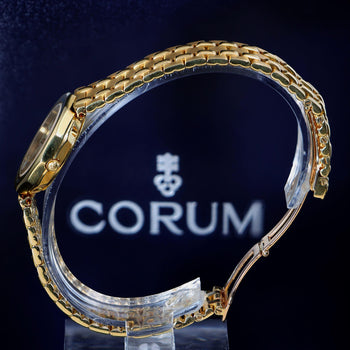 Corum Admiral's Cup Nautical Flag Dial 27mm Circa 1990 18K Yellow Gold Watch – Assay Jewelers