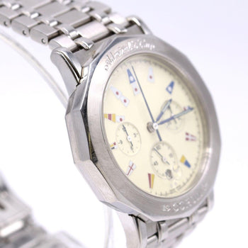 Corum Admirals Cup Stainless Steel Cream Dial Chronograph 39mm Automatic Watch – Assay Jewelers