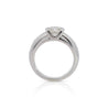 EGL Certified 1.65Carat Round Princess Diamond Platinum Ring