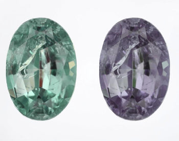 GIA Certified 0.86 Carat Brazilian Alexandrite & Diamond Platinum Drop Necklace – Assay Jewelers