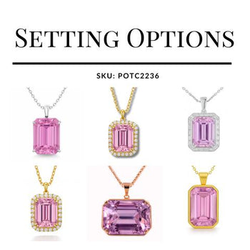 GIA Certified 115.10 Carat Emerald Cut Pink Kunzite Loose – Assay Jewelers