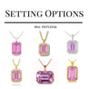 GIA Certified 115.10 Carat Emerald Cut Pink Kunzite Loose