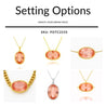 GIA Certified 176 Carat Oval Morganite East West Bezel Pendant Necklace