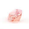 GIA Certified 176 Carat Oval Orangy Pink Morganite Bezel Pendant Necklace