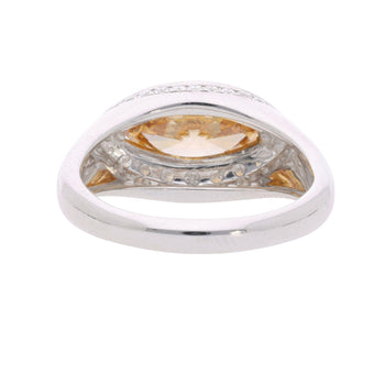 GIA Certified 1.58 Carat Fancy Deep Brownish Orangy Yellow Marquise Diamond Ring – Assay Jewelers