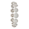 GIA Certified 30 Carat Round Diamond Circle Link Bracelet in 18K White Gold