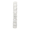 GIA Certified 5 Carat D/VS1 Diamond Wedding Eternity Band Ring in 18K White Gold