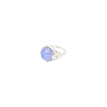 GRS Certified 18.29 Carat No Heat Sri Lanka Pastel Blue Star Sapphire Ring – Assay Jewelers