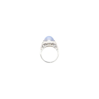 GRS Certified 18.29 Carat No Heat Sri Lanka Pastel Blue Star Sapphire Ring – Assay Jewelers
