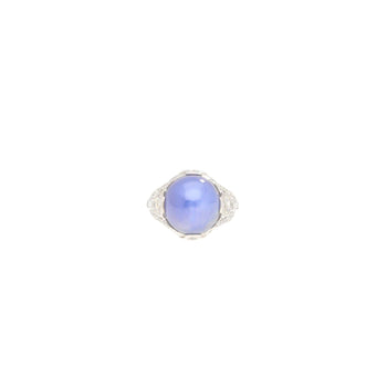 GRS Certified 18.29 Carat No Heat Sri Lanka Pastel Blue Star Sapphire Ring – Assay Jewelers